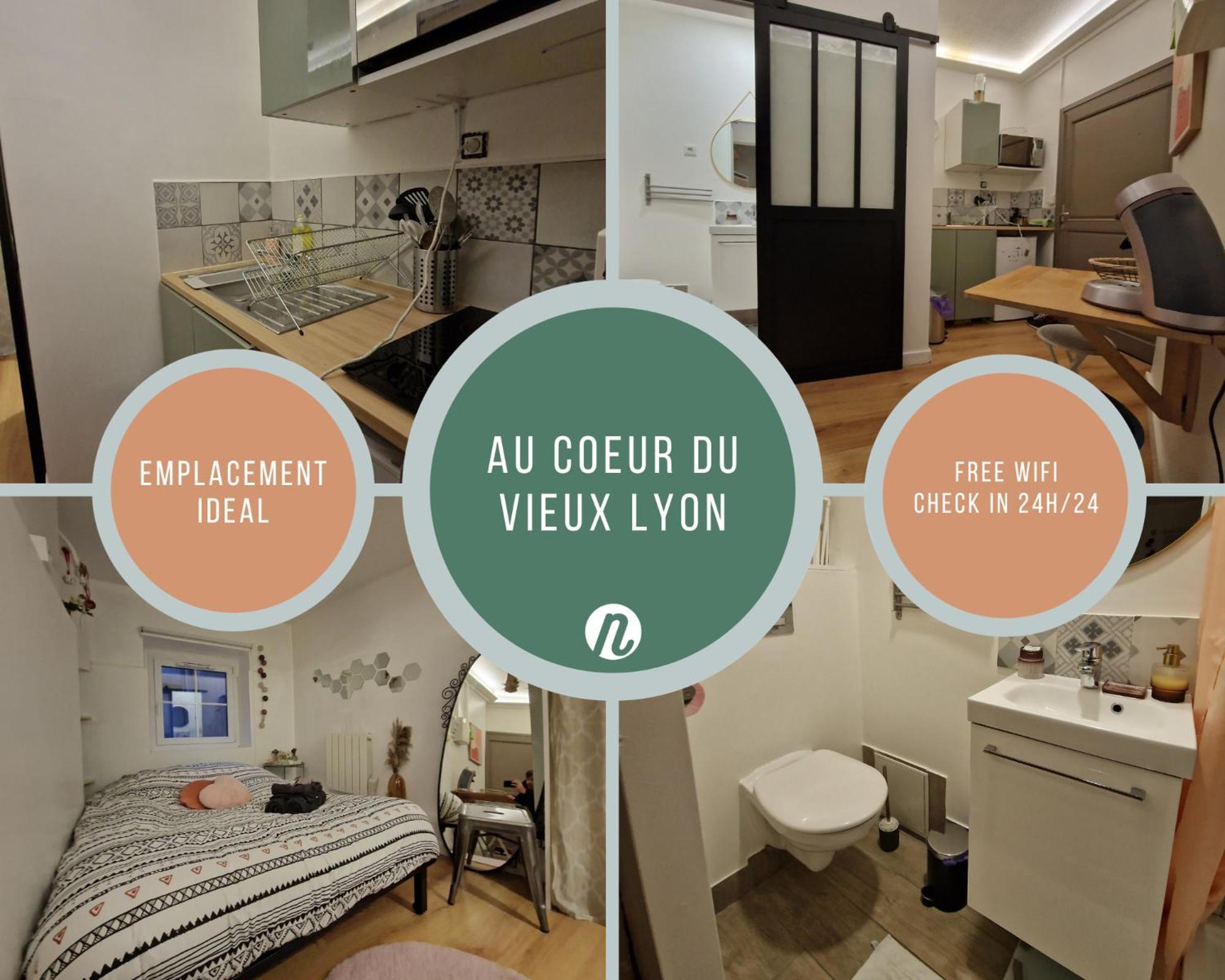 Apartamento Studio Cosy - Coeur Du Vieux Lyon Exterior foto